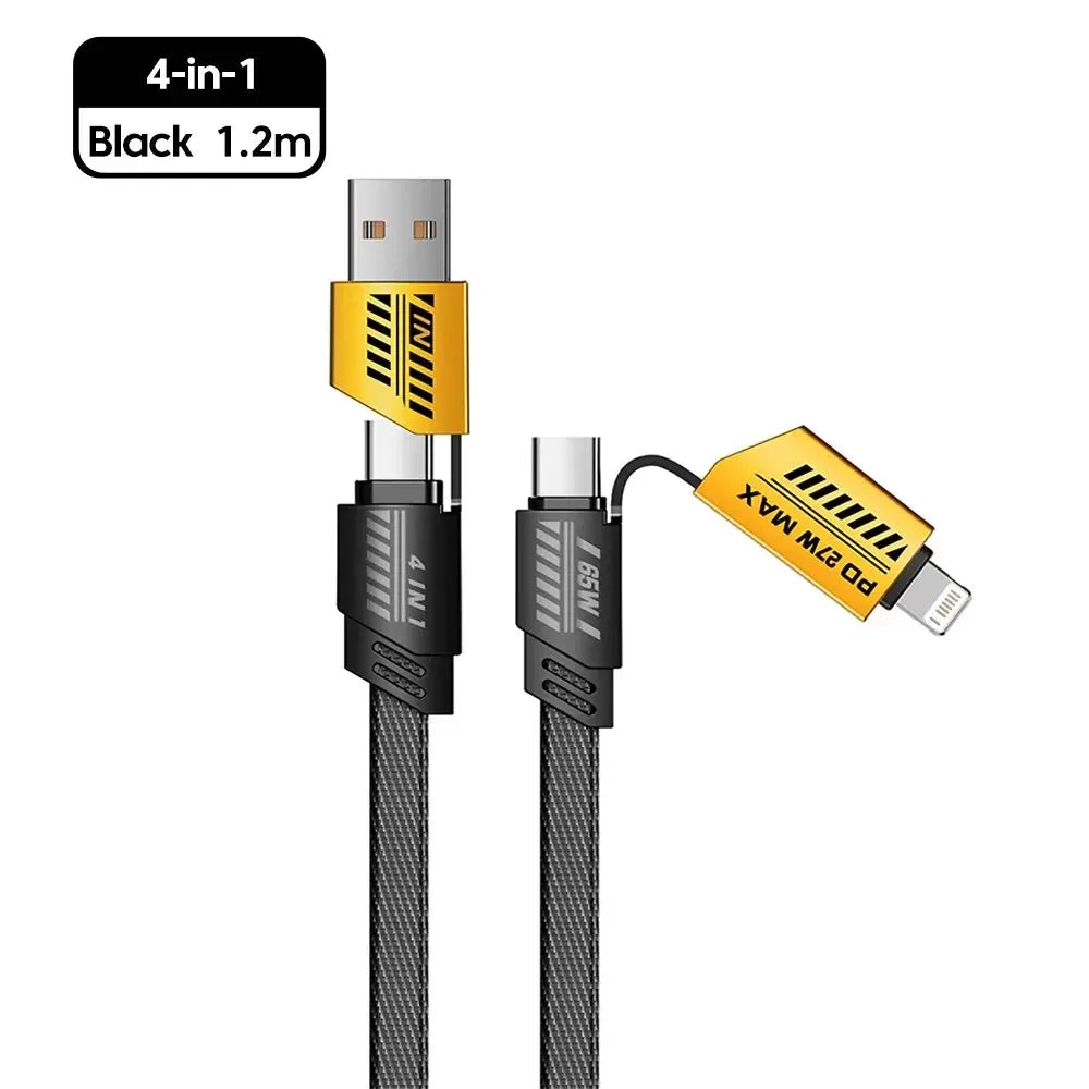 4-in-1 Rapid Charging Cable (NEW 2024!) - IVY DUCK