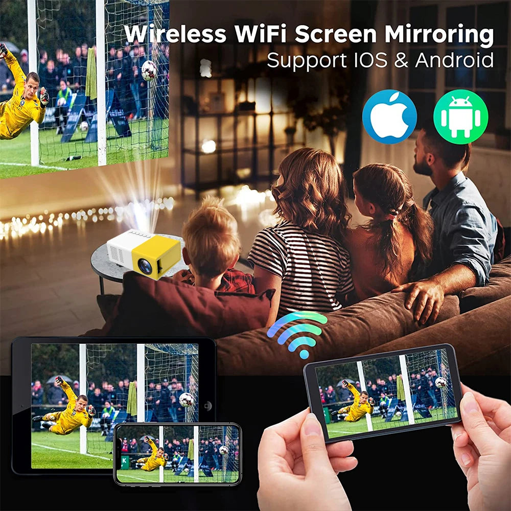 PocketCinema™ Mini HD Projector: Your Ultimate Home Media Player - IVY DUCK