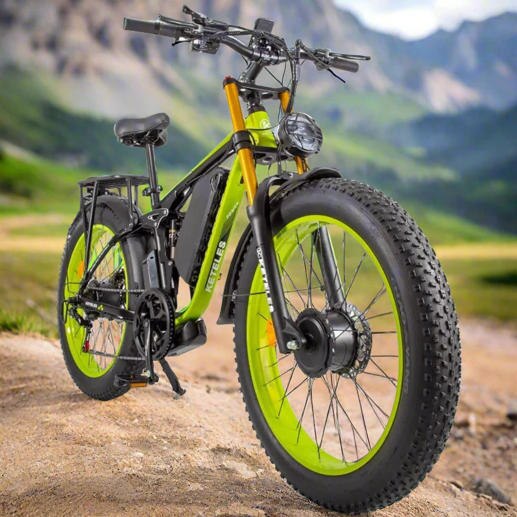 2000W Electric Mountain Bike - Conquer Every Terrain with Power and Style! - IVY DUCK