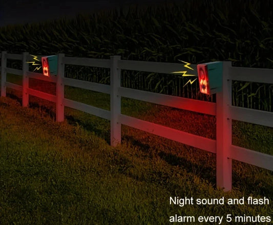 Solar Animal Repellent Alarm with Infrared Sensor & Remote Control - IVY DUCK