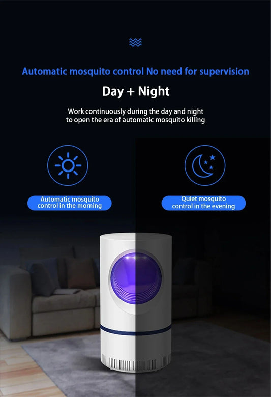 SilentGuard™ Rechargeable LED Mosquito Killer Lamp - IVY DUCK