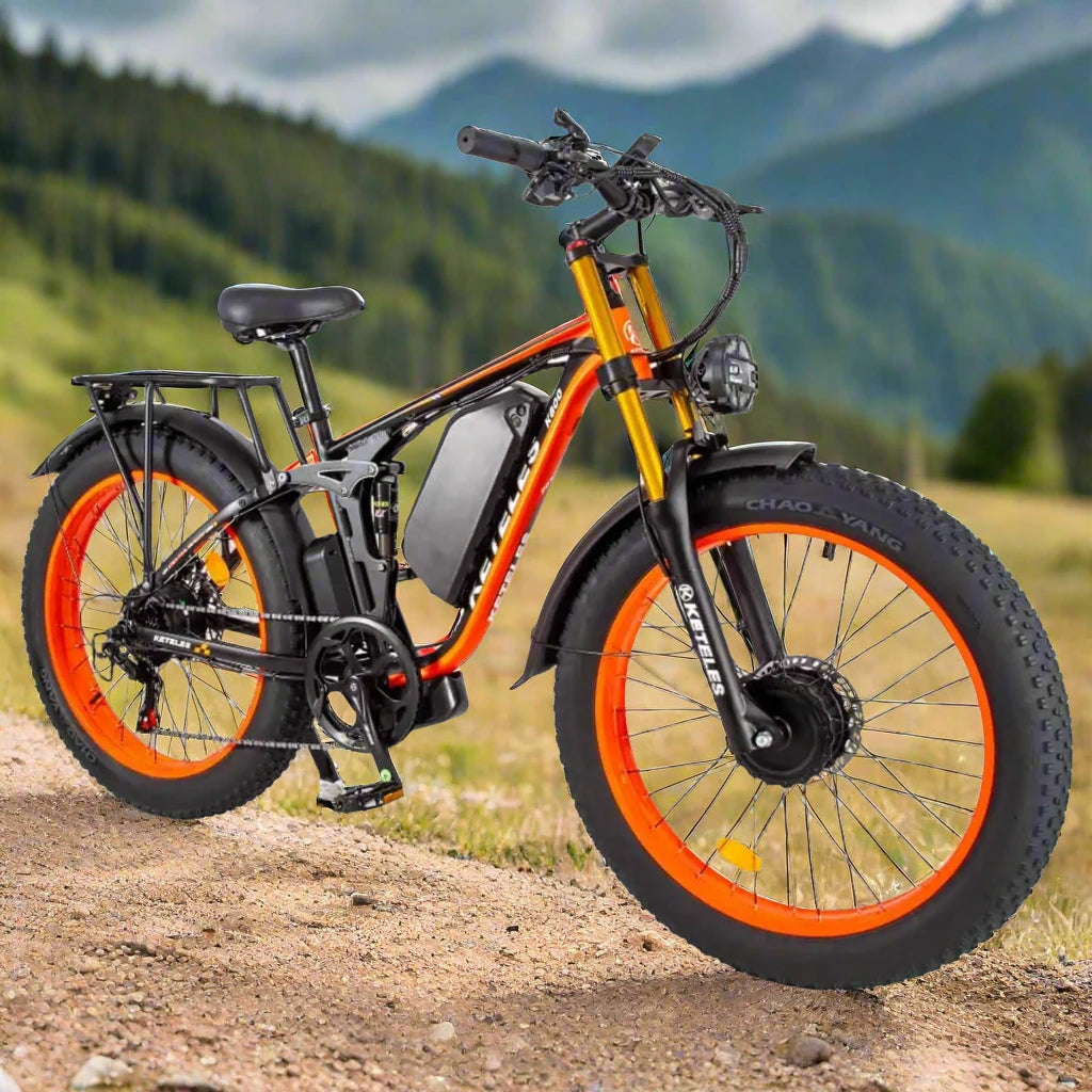 2000W Electric Mountain Bike - Conquer Every Terrain with Power and Style! - IVY DUCK