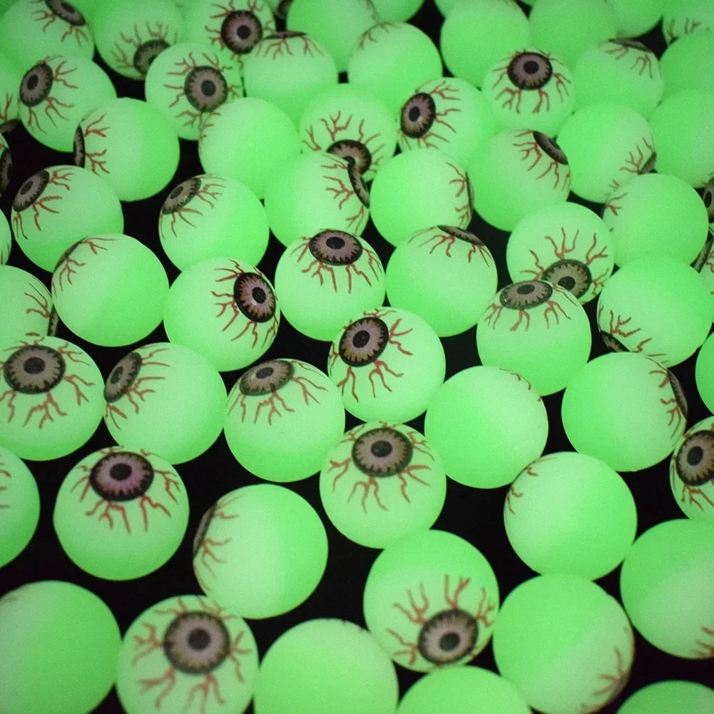 Glow-in-the-Dark Halloween Eyeballs – Creepy, Luminous Decorations for Spooky Fun! - IVY DUCK