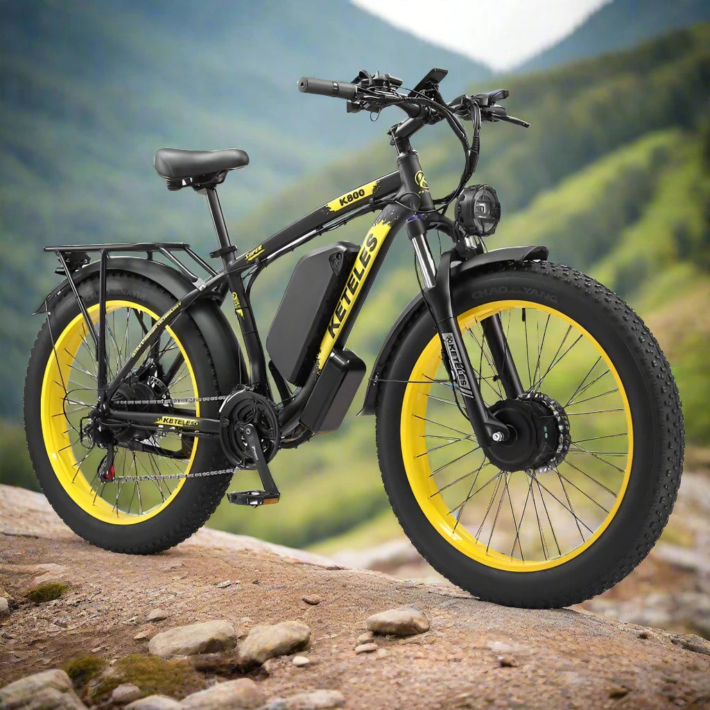 2000W Electric Mountain Bike - Conquer Every Terrain with Power and Style! - IVY DUCK