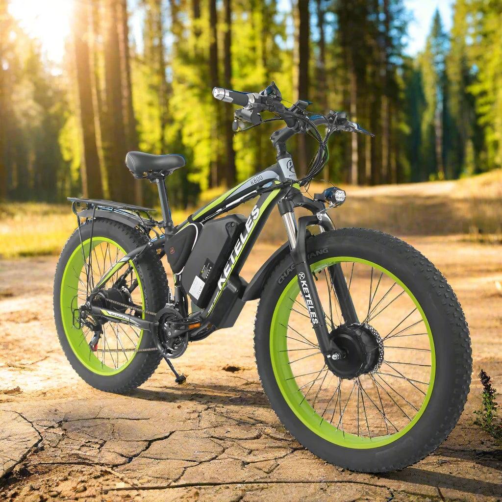 2000W Electric Mountain Bike - Conquer Every Terrain with Power and Style! - IVY DUCK