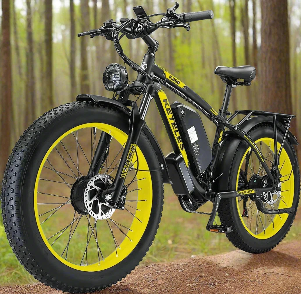 2000W Electric Mountain Bike - Conquer Every Terrain with Power and Style! - IVY DUCK