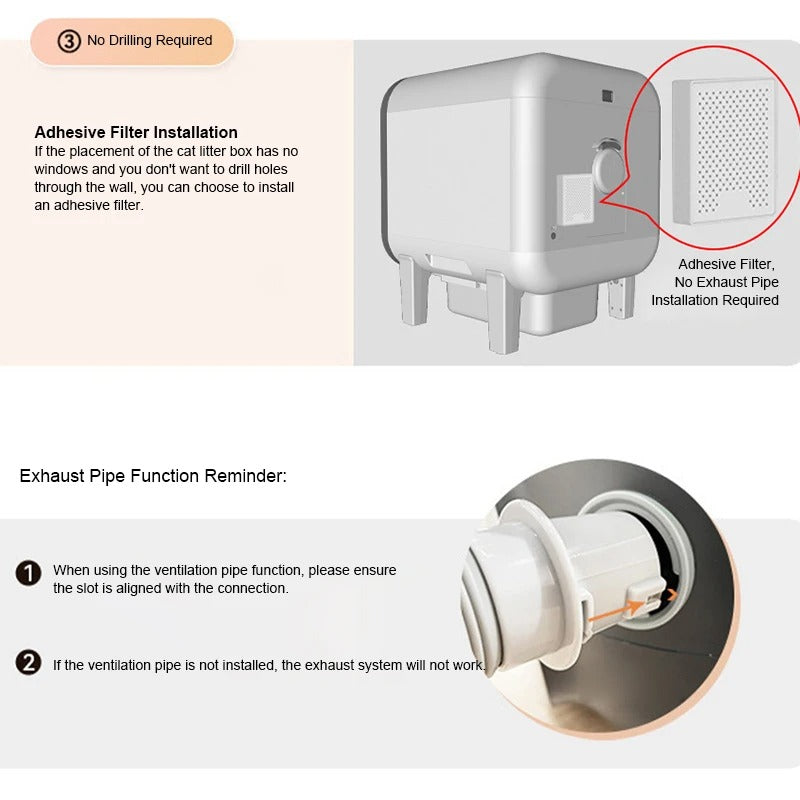 Self-Cleaning Automatic Cat Litter Box – Smart Odour Control, Touchless Cleaning for Hassle-Free Pet Care - IVY DUCK