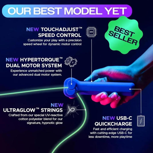 Glow-in-The-Dark Rope Launcher - IVY DUCK