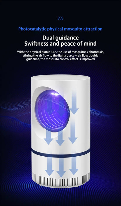 SilentGuard™ Rechargeable LED Mosquito Killer Lamp - IVY DUCK