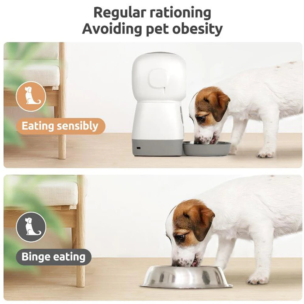 SmartPet™ Pro Automatic WiFi Pet Feeder with Voice Control - IVY DUCK