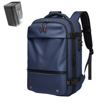 2-in-1 Travel Backpack with Vacuum Pump – Space-Saving & Portable Storage Solution - IVY DUCK