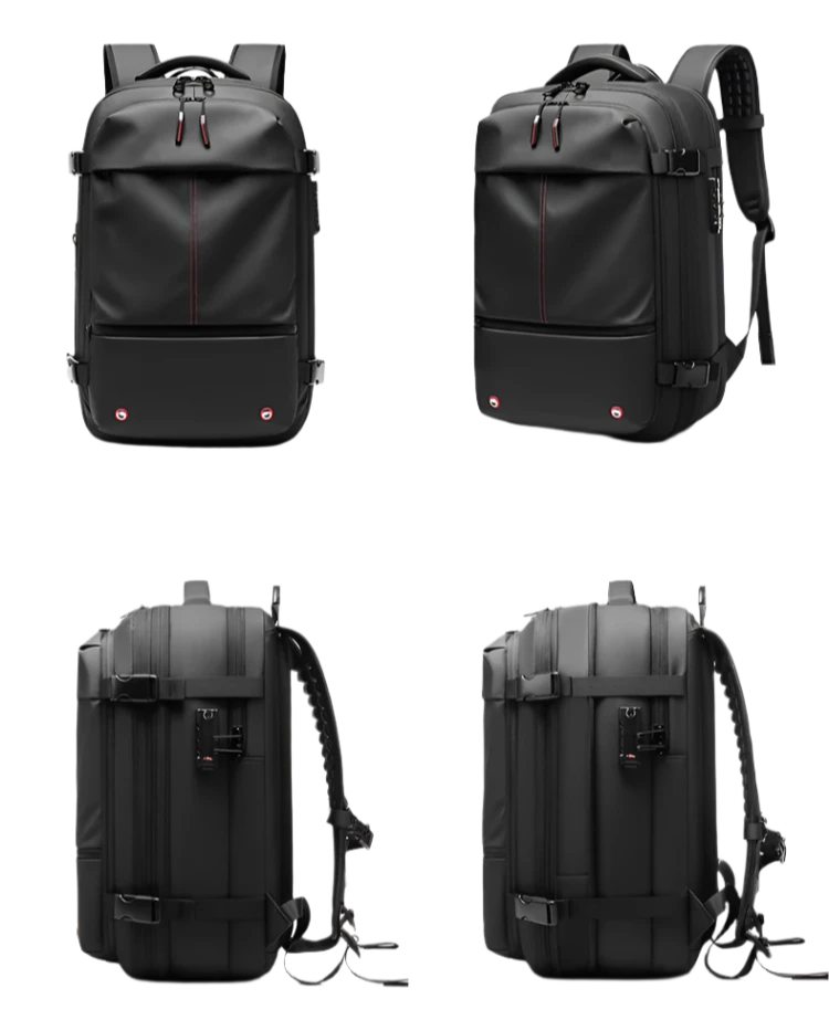 2-in-1 Travel Backpack with Vacuum Pump – Space-Saving & Portable Storage Solution - IVY DUCK