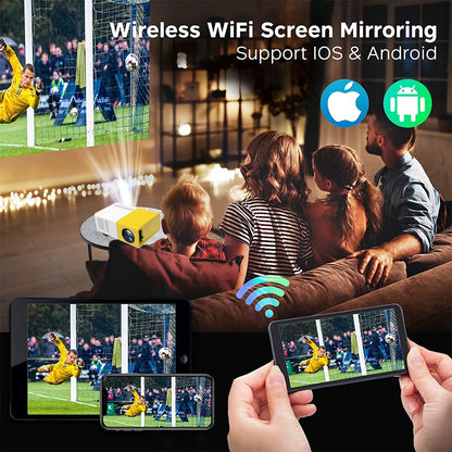 PocketCinema™ Mini HD Projector: Your Ultimate Home Media Player - IVY DUCK
