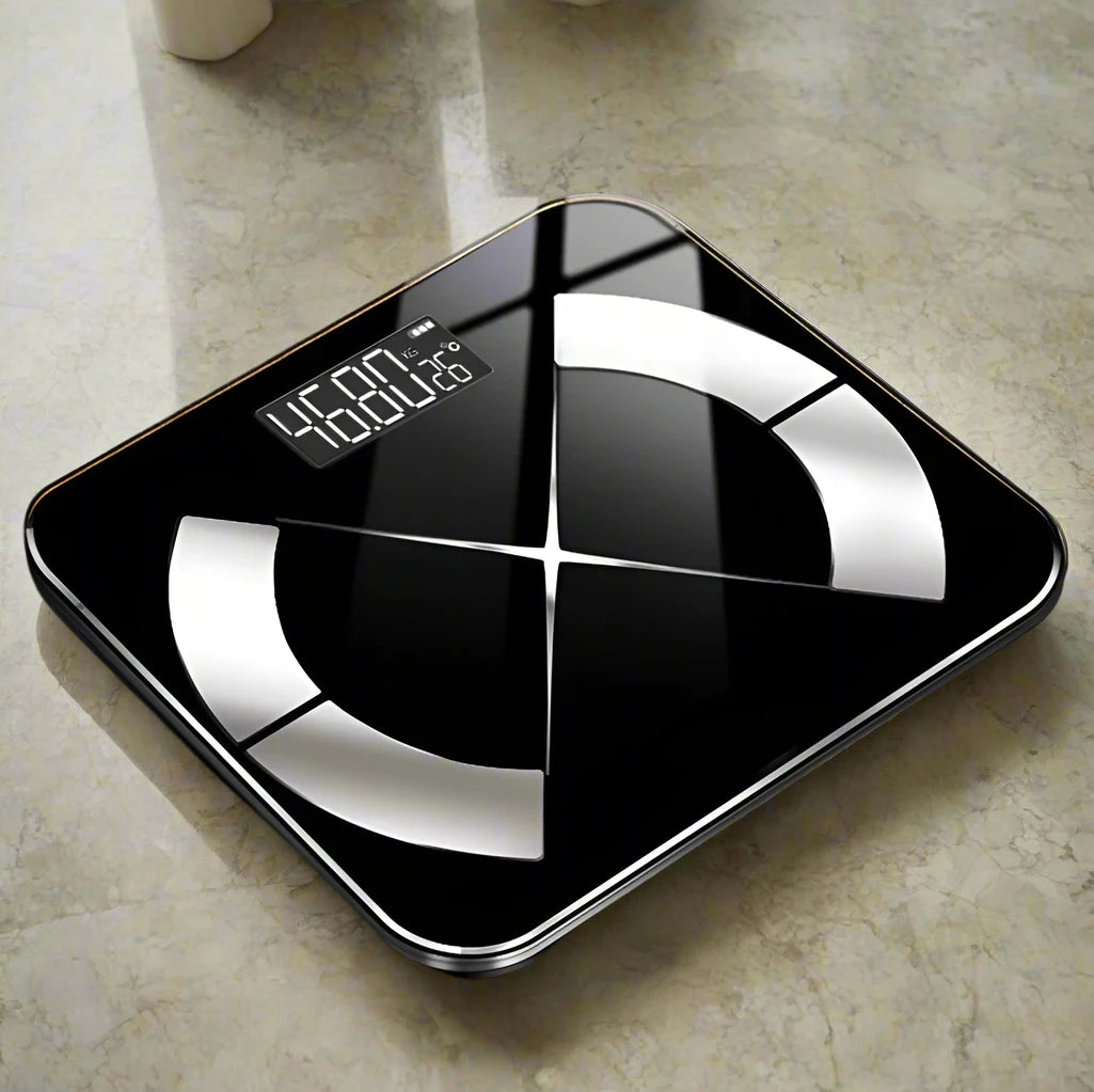 SmartBod™ Composition Scale with 13 Health Metrics – Precision Tracking, Bluetooth Sync, & Sleek Design for Total Wellness! - IVY DUCK