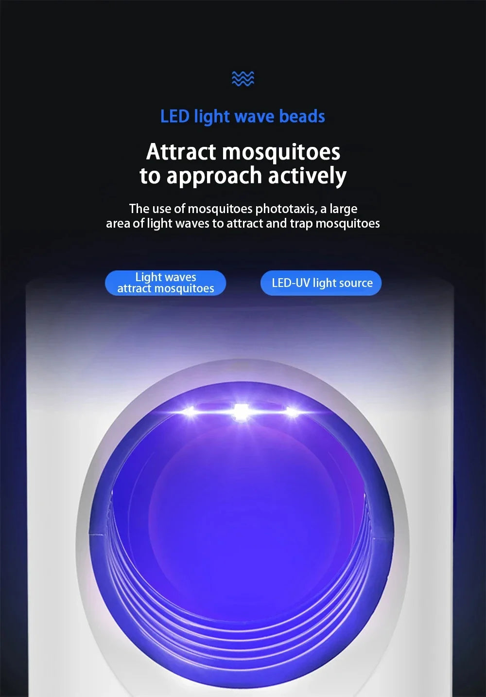 SilentGuard™ Rechargeable LED Mosquito Killer Lamp - IVY DUCK