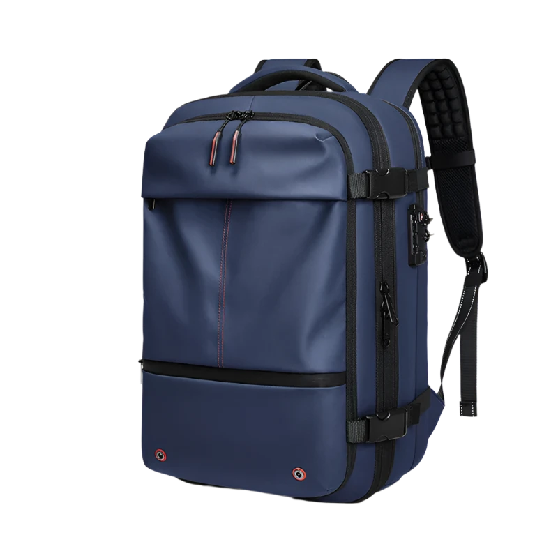 2-in-1 Travel Backpack with Vacuum Pump – Space-Saving & Portable Storage Solution - IVY DUCK