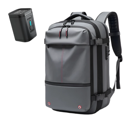 2-in-1 Travel Backpack with Vacuum Pump – Space-Saving & Portable Storage Solution - IVY DUCK