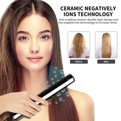 New Professional Unisex Hair Straightener Ion Comb with PTC Ceramic Technology - IVY DUCK