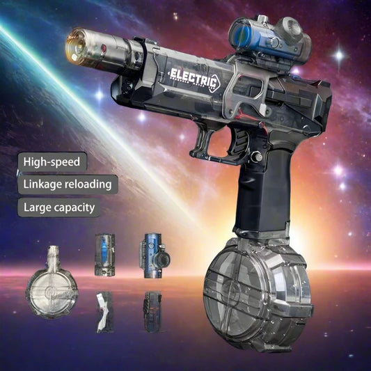 BlazeBlaster™ Fully Automatic Water Pistol with Realistic Flame Effect - IVY DUCK