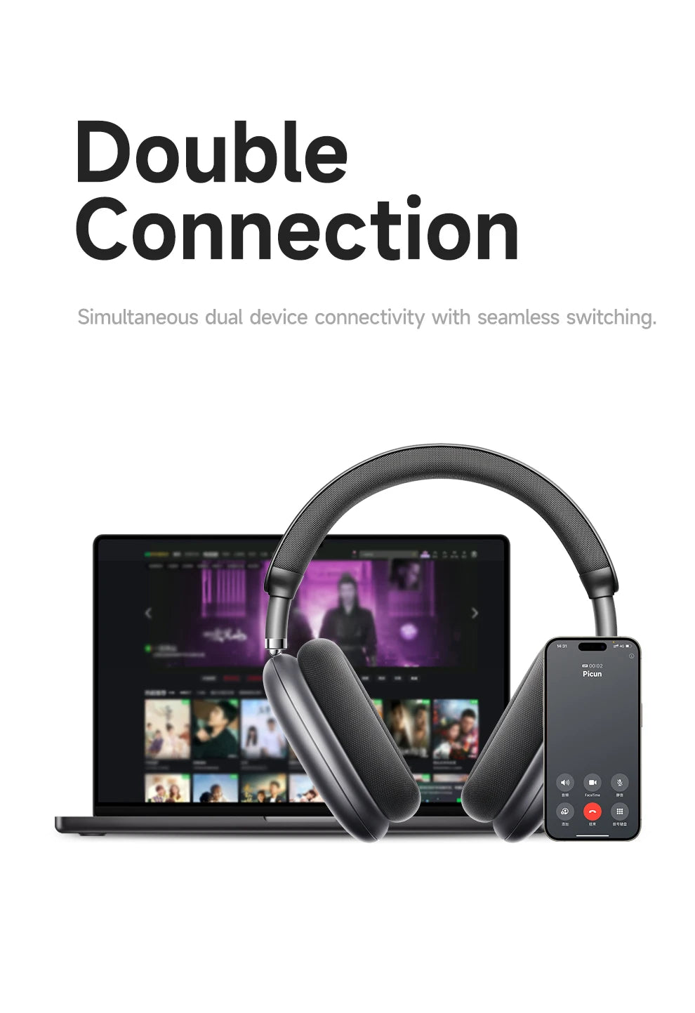 Immersive Wireless Headphones with Head Tracking & 3D Spatial Audio - IVY DUCK