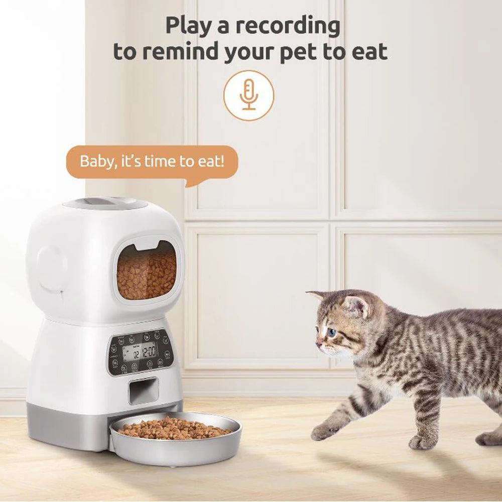SmartPet™ Pro Automatic WiFi Pet Feeder with Voice Control - IVY DUCK