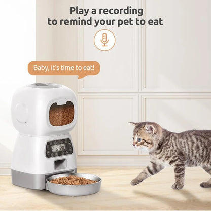 SmartPet™ Pro Automatic WiFi Pet Feeder with Voice Control - IVY DUCK