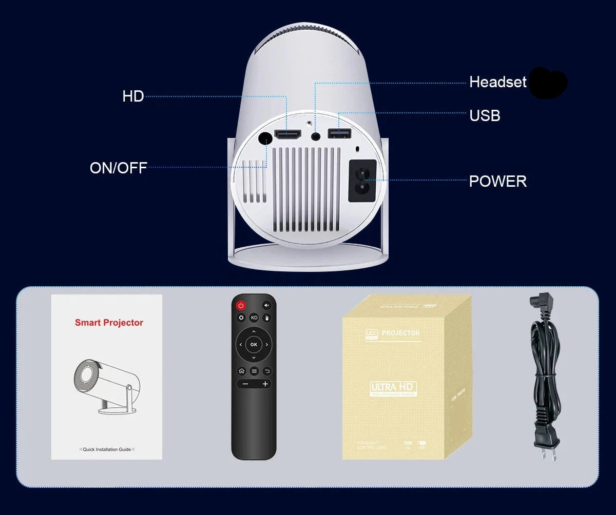 Ultimate Home Cinema Projector - IVY DUCK