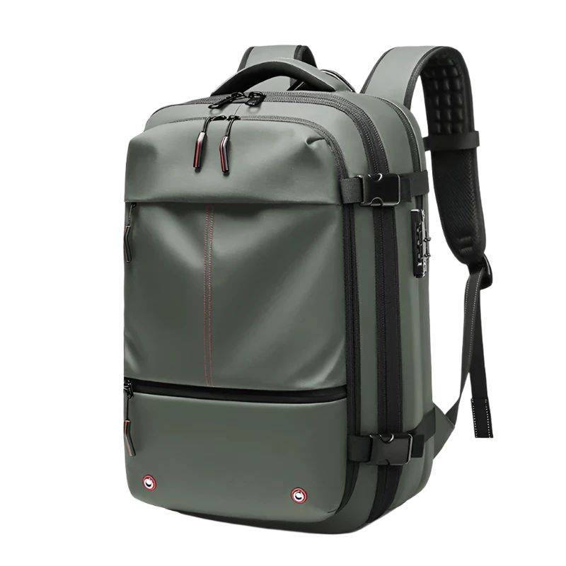 2-in-1 Travel Backpack with Vacuum Pump – Space-Saving & Portable Storage Solution - IVY DUCK