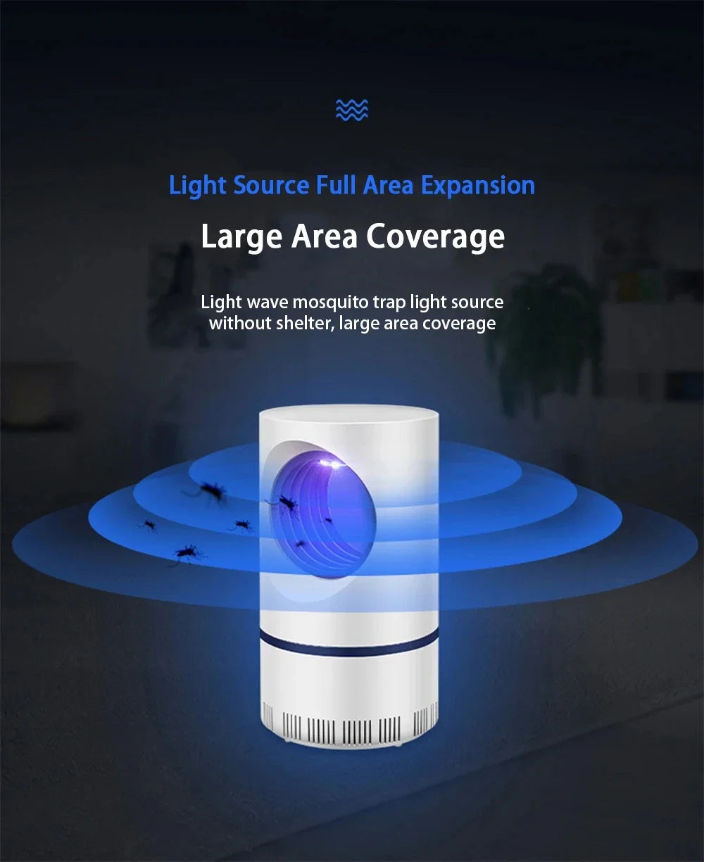 SilentGuard™ Rechargeable LED Mosquito Killer Lamp - IVY DUCK