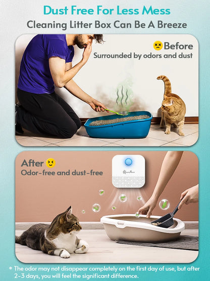 DownyPaws™ Smart Litter Box Odor Purifier - IVY DUCK