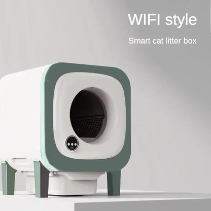 Self-Cleaning Automatic Cat Litter Box – Smart Odour Control, Touchless Cleaning for Hassle-Free Pet Care - IVY DUCK