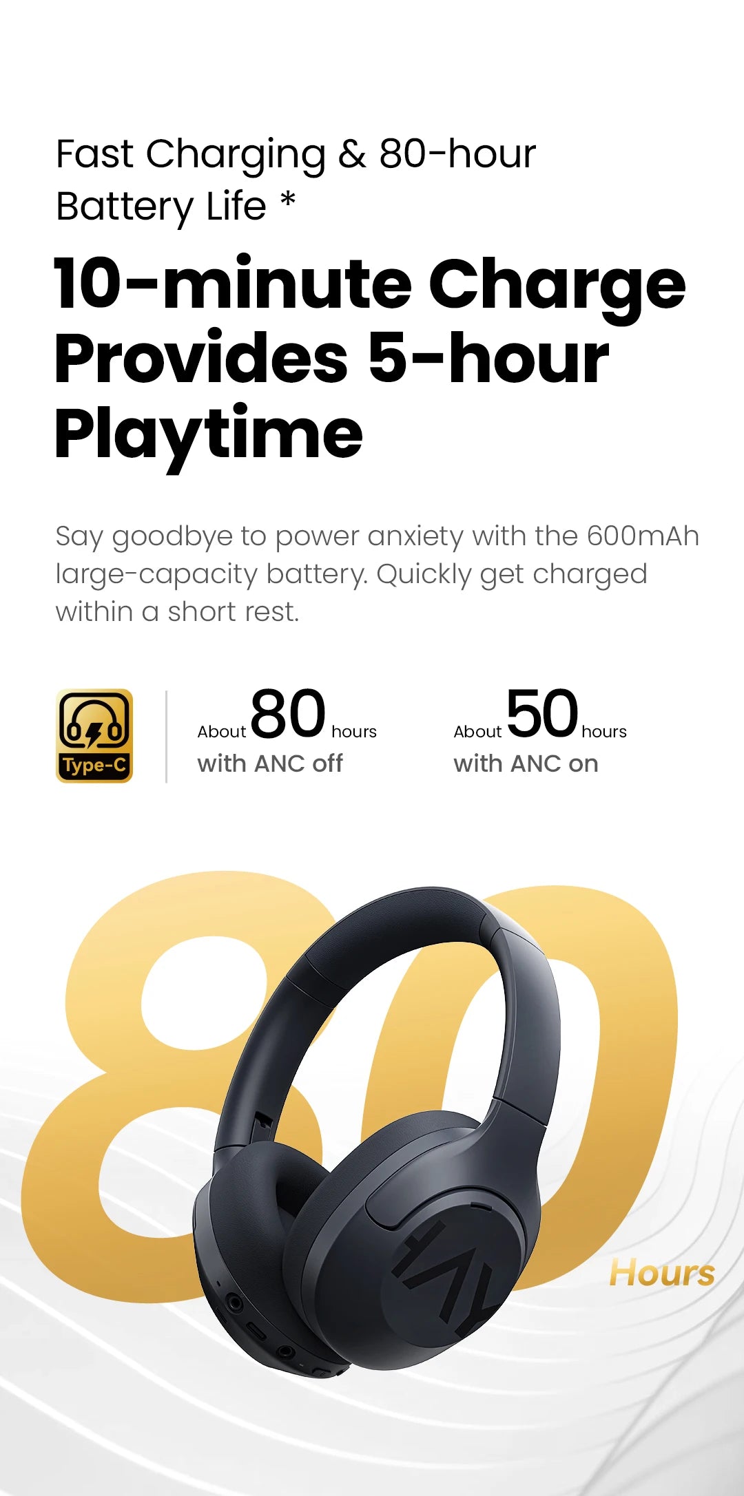 Wireless Bluetooth Noise Cancelling Headphones - IVY DUCK