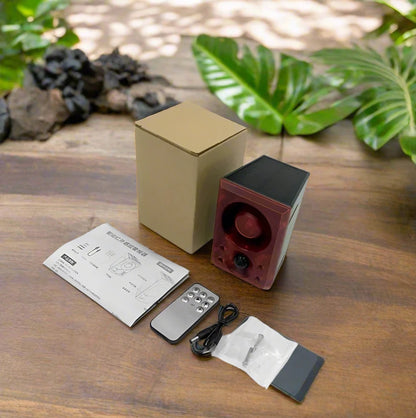 Solar Animal Repellent Alarm with Infrared Sensor & Remote Control - IVY DUCK
