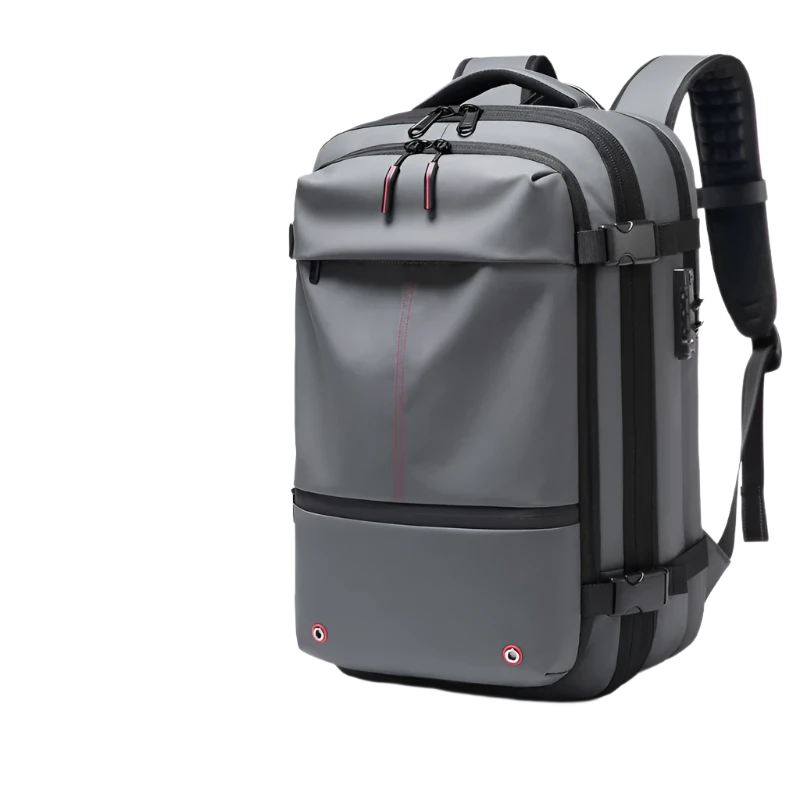 2-in-1 Travel Backpack with Vacuum Pump – Space-Saving & Portable Storage Solution - IVY DUCK