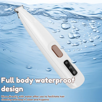 BrightTrim™ Pro LED Dog Paw & Hair Trimmer - Waterproof, Wide Blade, Precision Grooming - IVY DUCK
