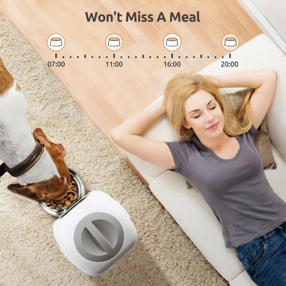 SmartPet™ Pro Automatic WiFi Pet Feeder with Voice Control - IVY DUCK