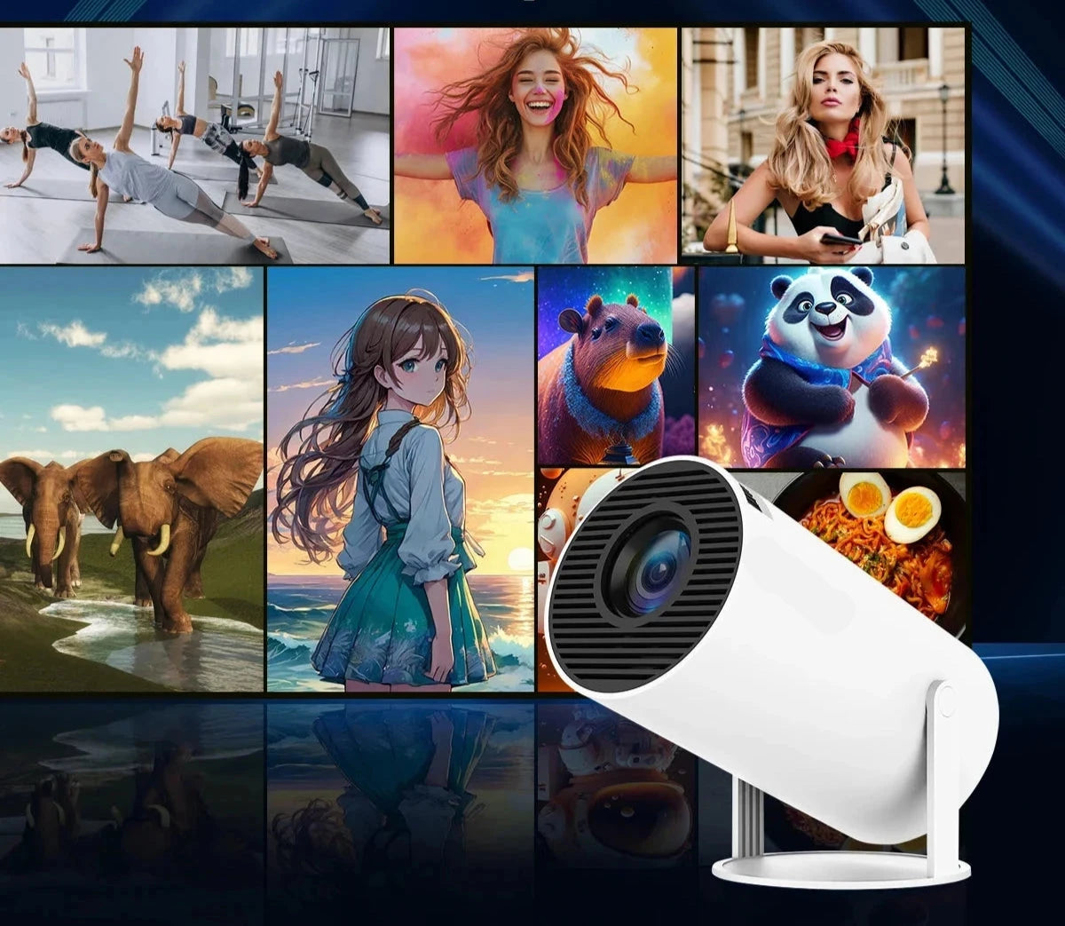 Ultimate Home Cinema Projector - IVY DUCK