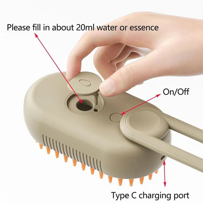 3-in-1 Rechargeable Pet Brush - IVY DUCK
