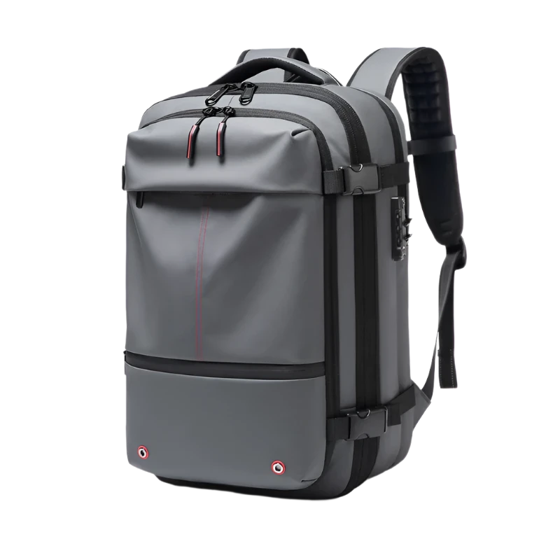 2-in-1 Travel Backpack with Vacuum Pump – Space-Saving & Portable Storage Solution - IVY DUCK